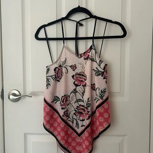 Meraki Pink Floral Camisole Top